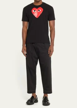 Comme des GarconsMen's Big Heart Short-Sleeve T-Shirt