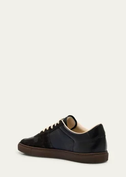 Common ProjectsMen's Bball Duo Slim Leather Low-Top Sneakers