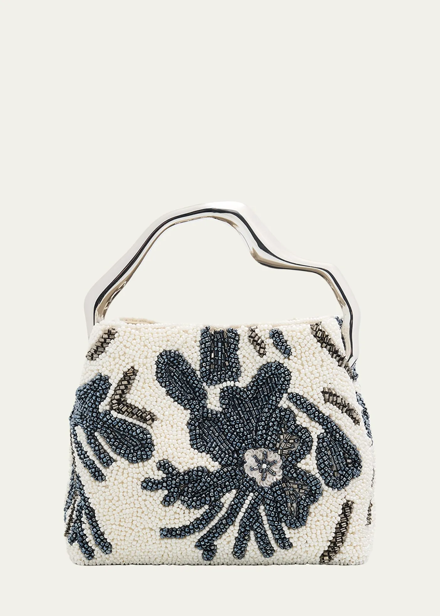Cult GaiaSolene Mini Sculptural Beaded Top-Handle Bag