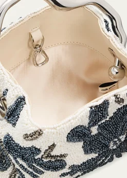Cult GaiaSolene Mini Sculptural Beaded Top-Handle Bag