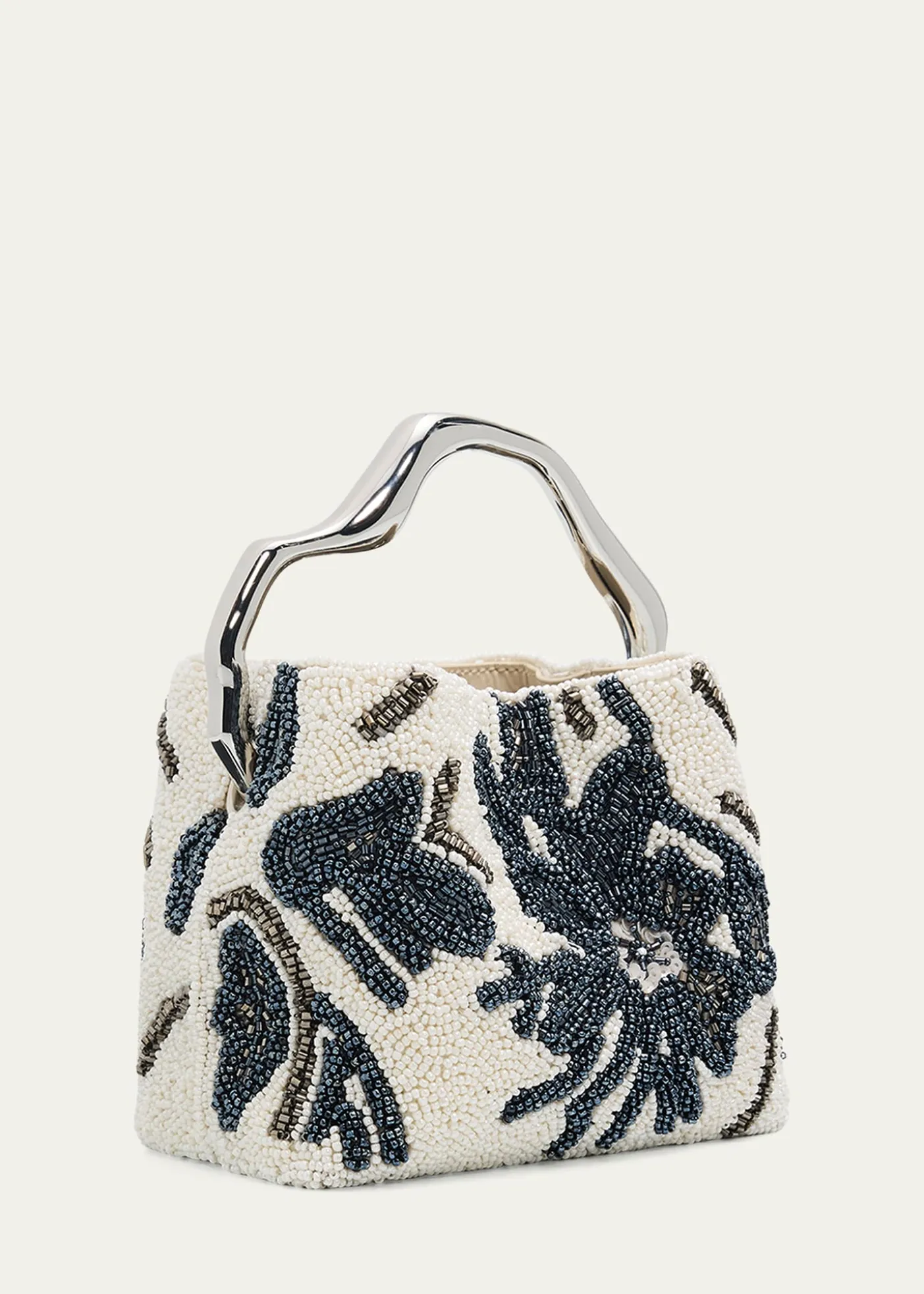 Cult GaiaSolene Mini Sculptural Beaded Top-Handle Bag