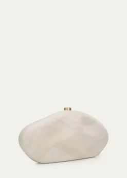 Cult GaiaThe Caldera Marbled Acrylic Clutch Bag