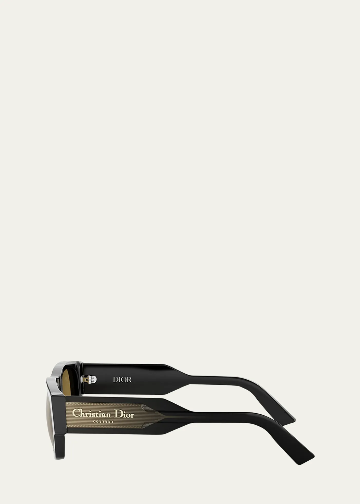 DiorChristian Dior Label S1I Rectangular Sunglasses
