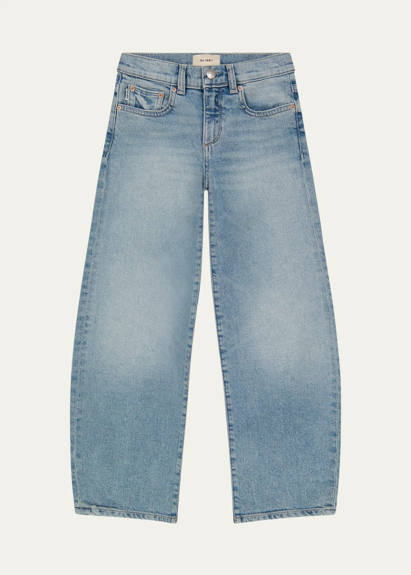 DL1961Girl's Lilia Barrel Jeans, Size 7-16