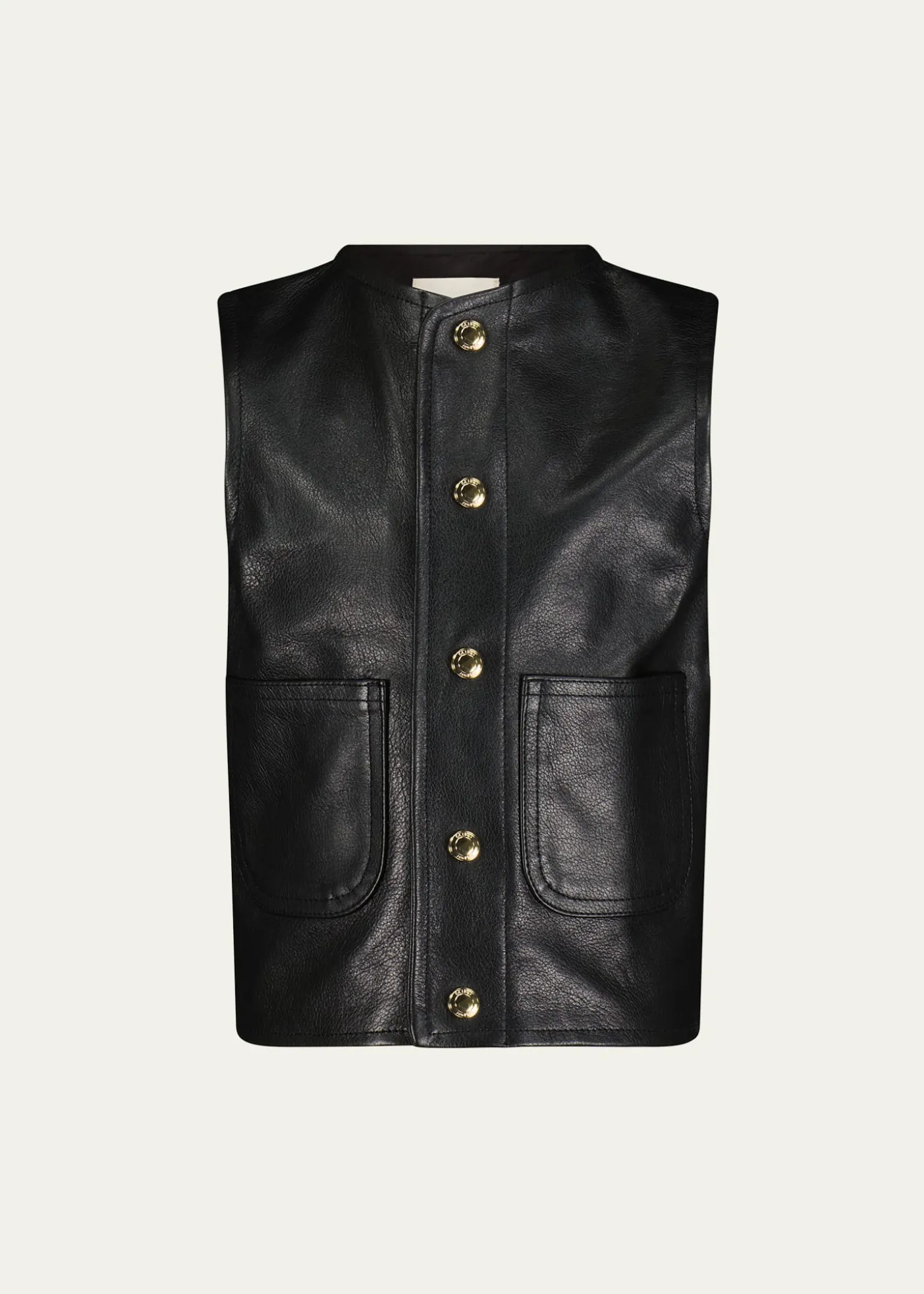 DL1961Girl's Vicki Leather Vest, Size S-L