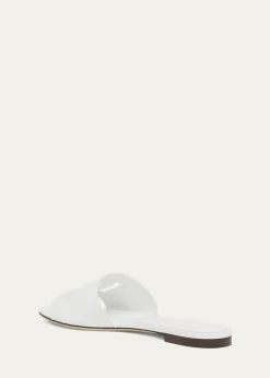 Dolce&GabbanaCutout DG Flat Slide Sandals