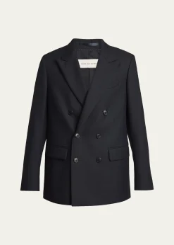 Dries Van NotenMen's Buforden Double-Breasted Wool Jacket