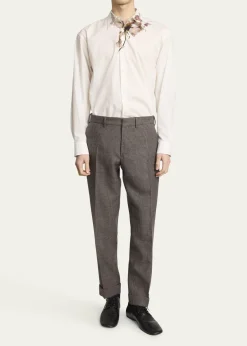 Dries Van NotenMen's Minimal Leather Derby Shoes