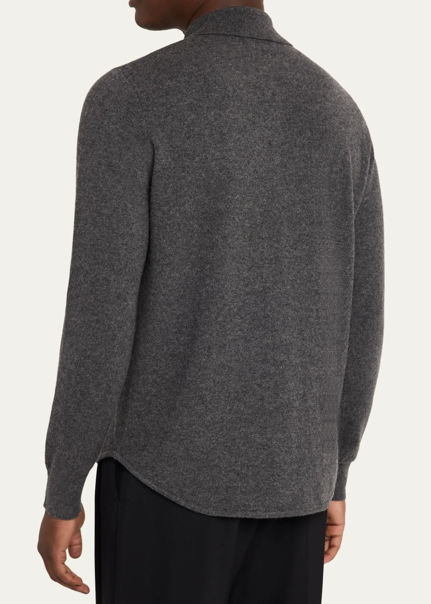Dries Van NotenMen's Monaco Cashmere Knit Pocket Button-Down Shirt
