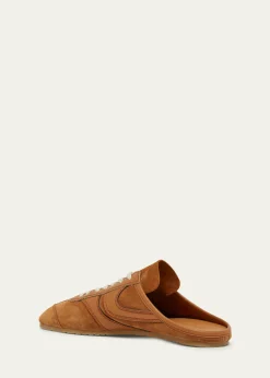 Dries Van NotenMen's Suede & Leather Sneaker-Style Slippers