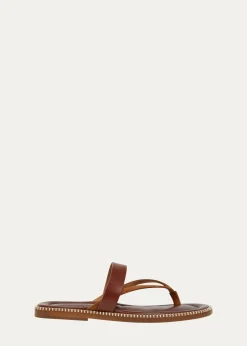 Dries Van NotenMen's Thong Leather Sandals