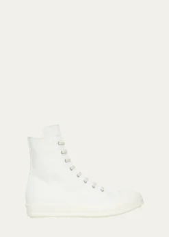 DRKSHDW RICK OWENSMen's Sneaks Cap-Toe Canvas High-Top Sneakers