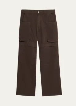 DRKSHDW RICK OWENSMen's Stefan Relaxed-Fit Cotton Cargo Pants