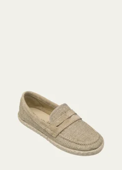 ElephantitoBoy's Espadrille Linen Loafers, Baby/Toddlers/Kids