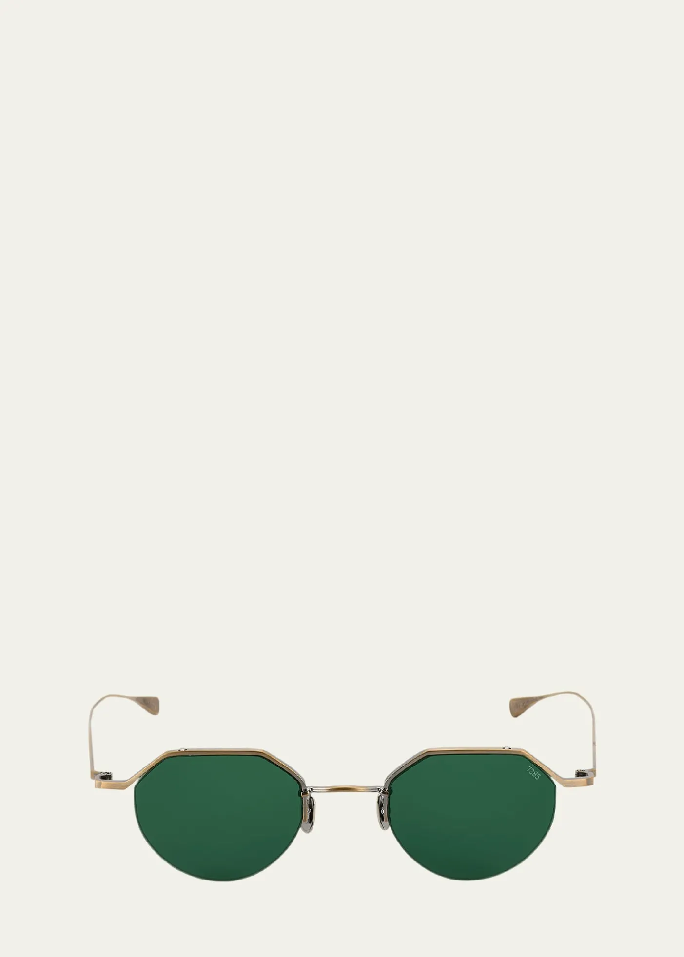 EyevanMen's 185 Titanium Oval Sunglasses