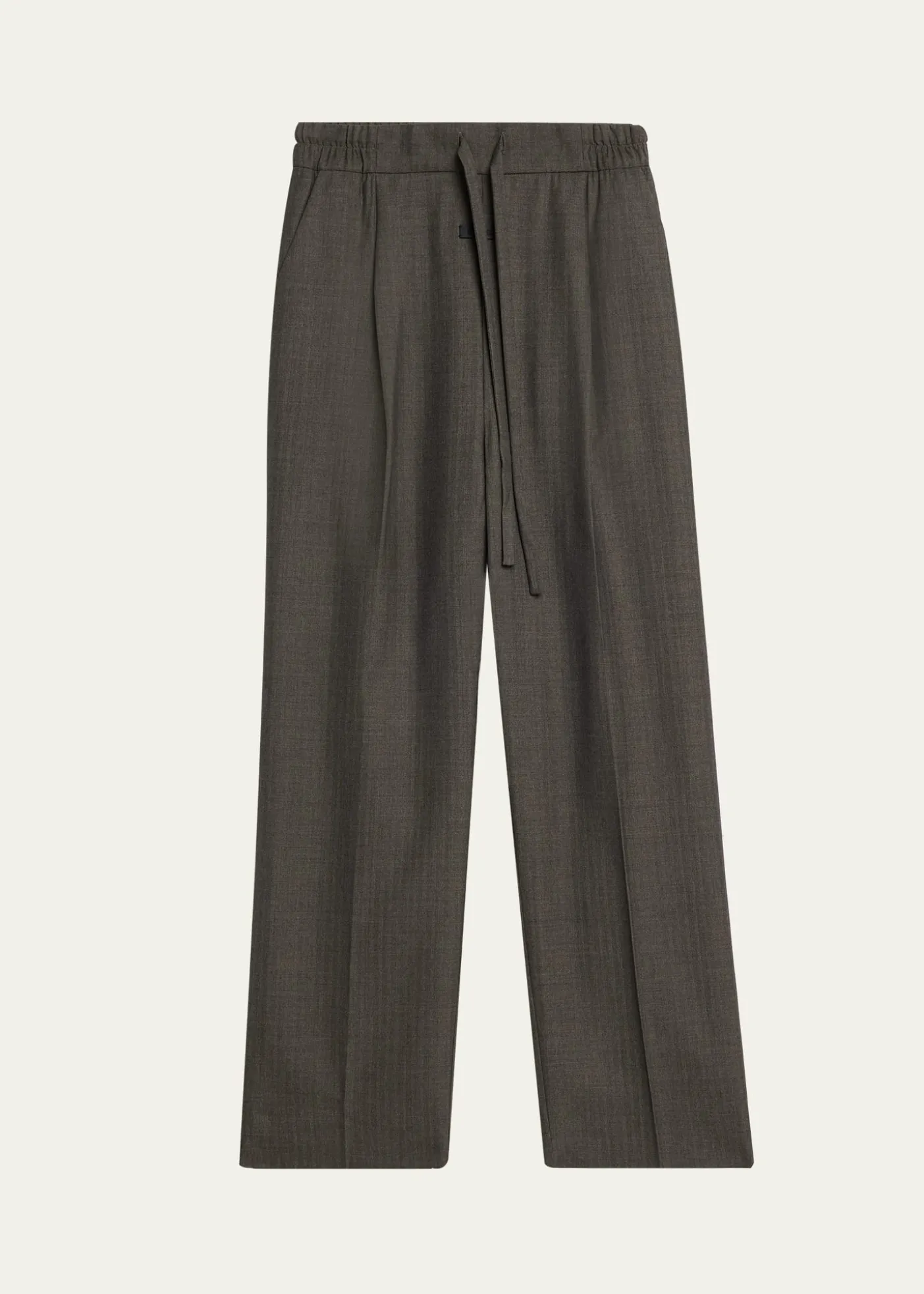 Fear of GodMen's Pleated Virgin Wool Straight-Leg Trousers