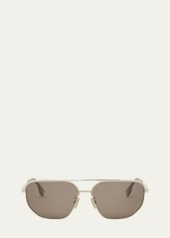 FendiMen's Fendi Travel Metal Rectangle Sunglasses