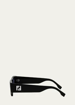 FendiMen's FF Squared Rectangle Sunglasses