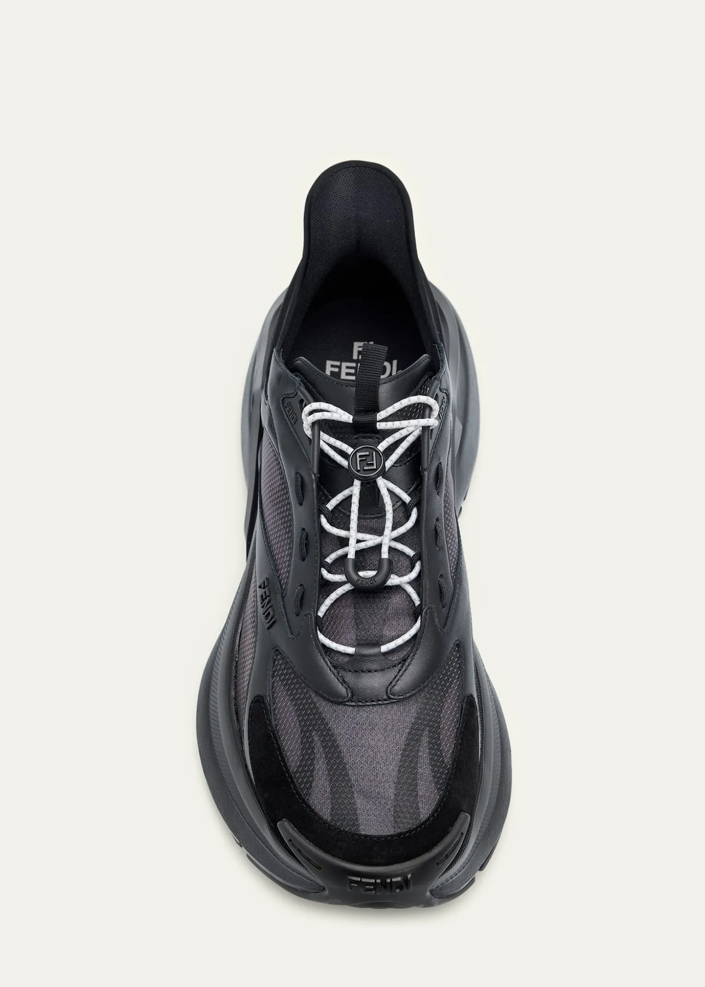 FendiMen's F-Light Leather & Mesh Running Sneakers