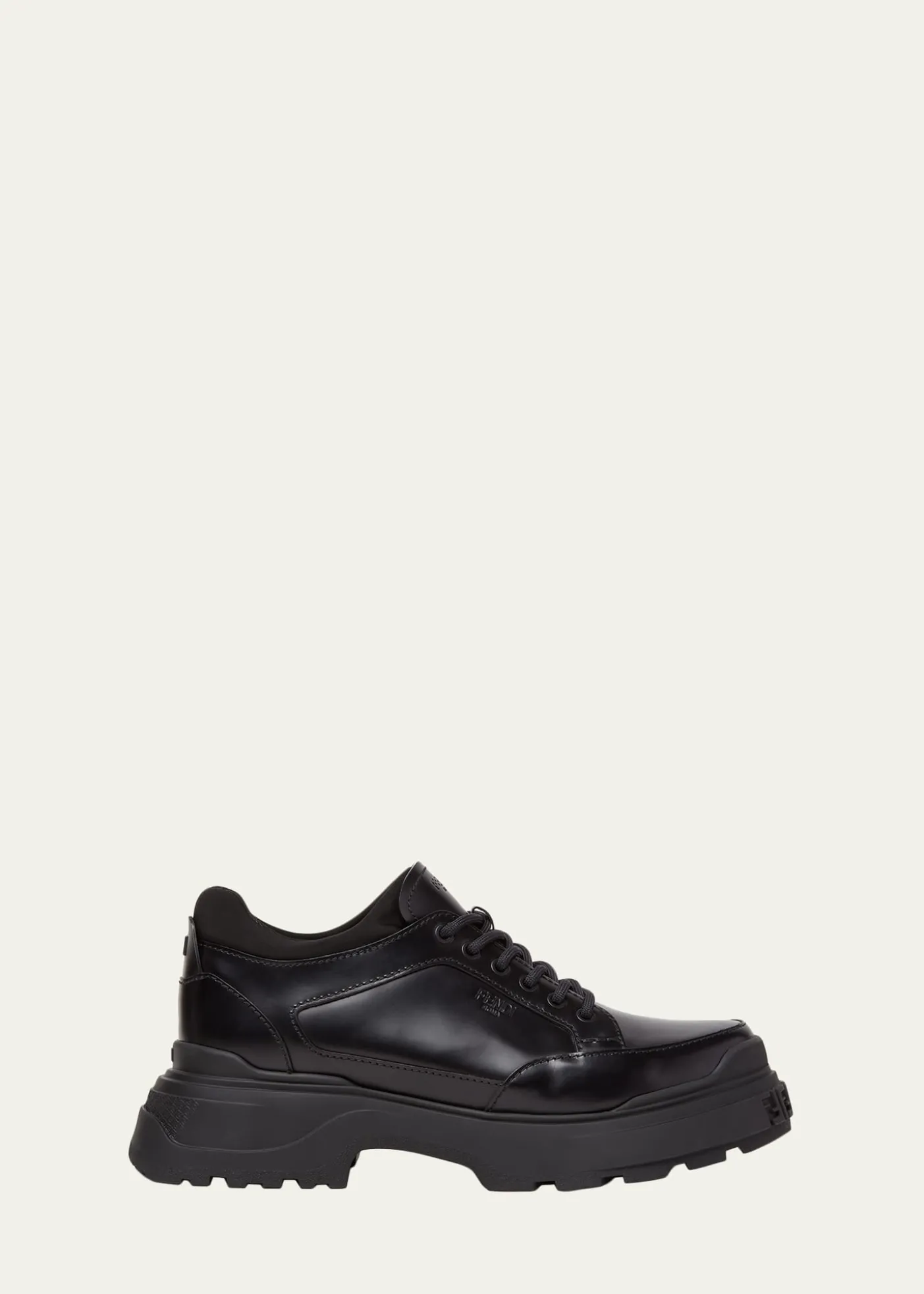 FendiMen's Force Light Leather Chunky Sneakers