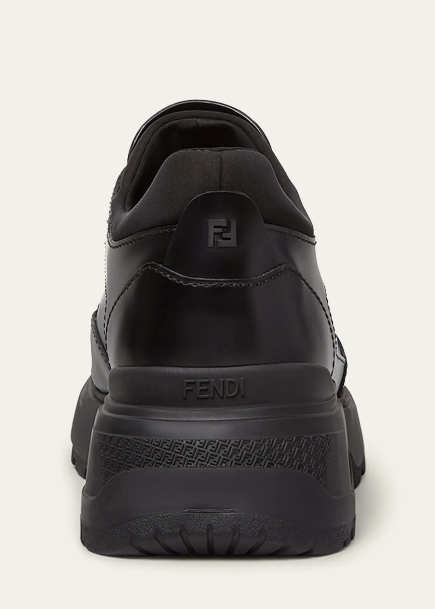 FendiMen's Force Light Leather Chunky Sneakers