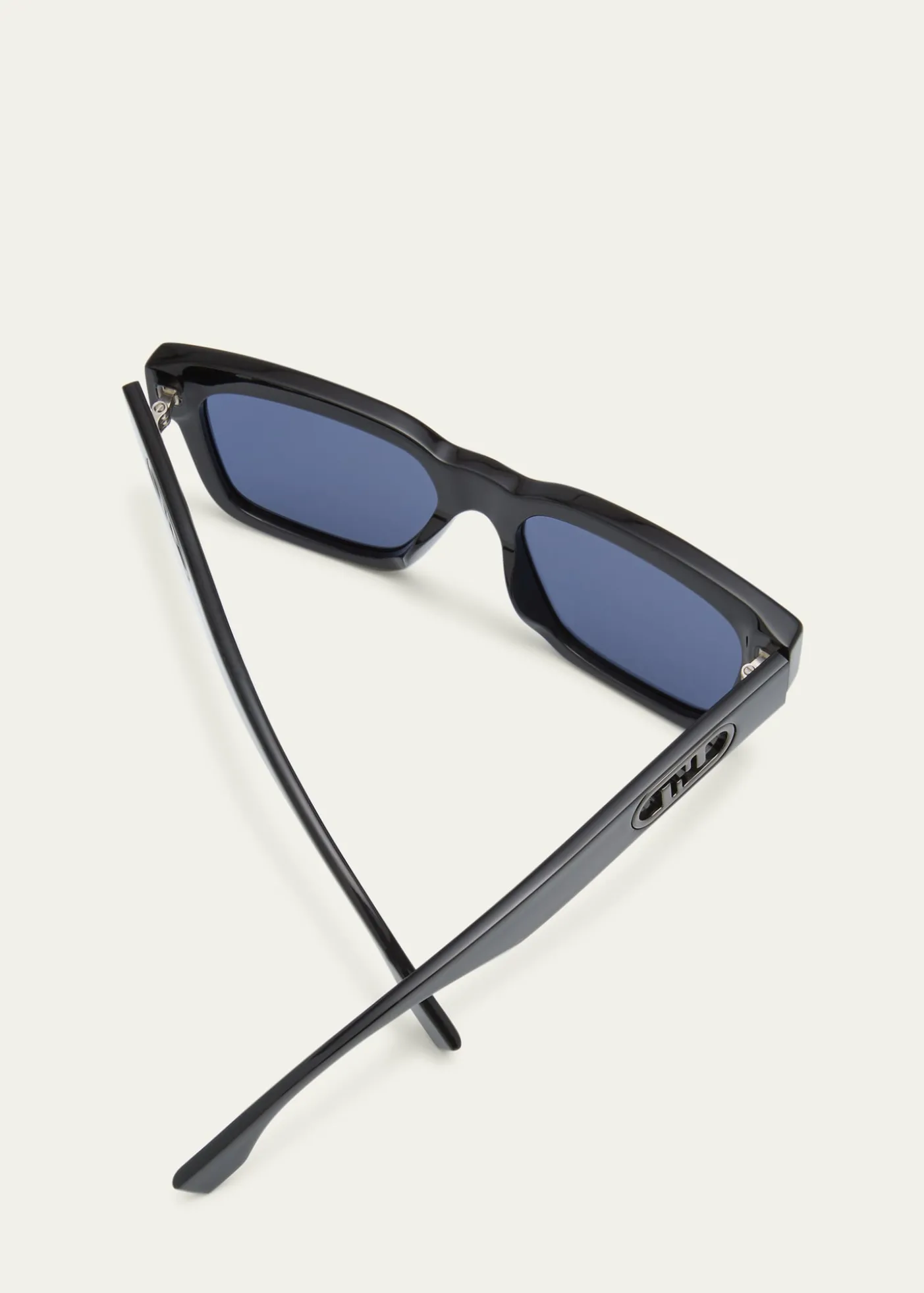 FendiMen's O'Lock Acetate Rectangle Sunglasses