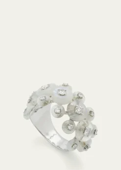 Fernando JorgeDiamond Surrounding Triple Ring in 18k White Gold