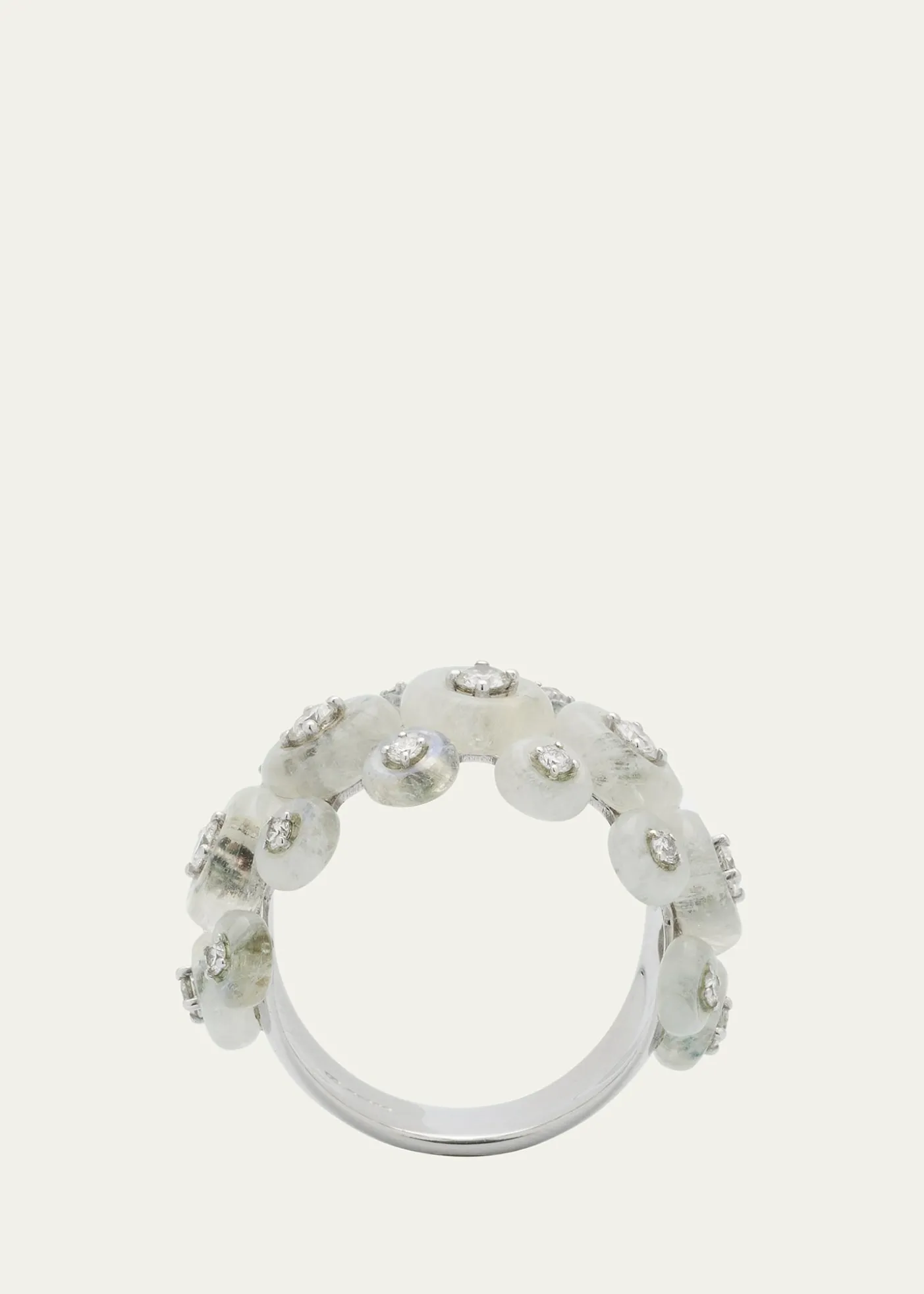 Fernando JorgeDiamond Surrounding Triple Ring in 18k White Gold