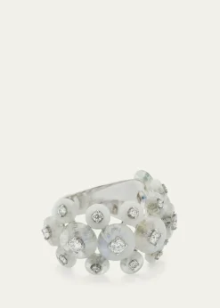Fernando JorgeDiamond Surrounding Triple Ring in 18k White Gold