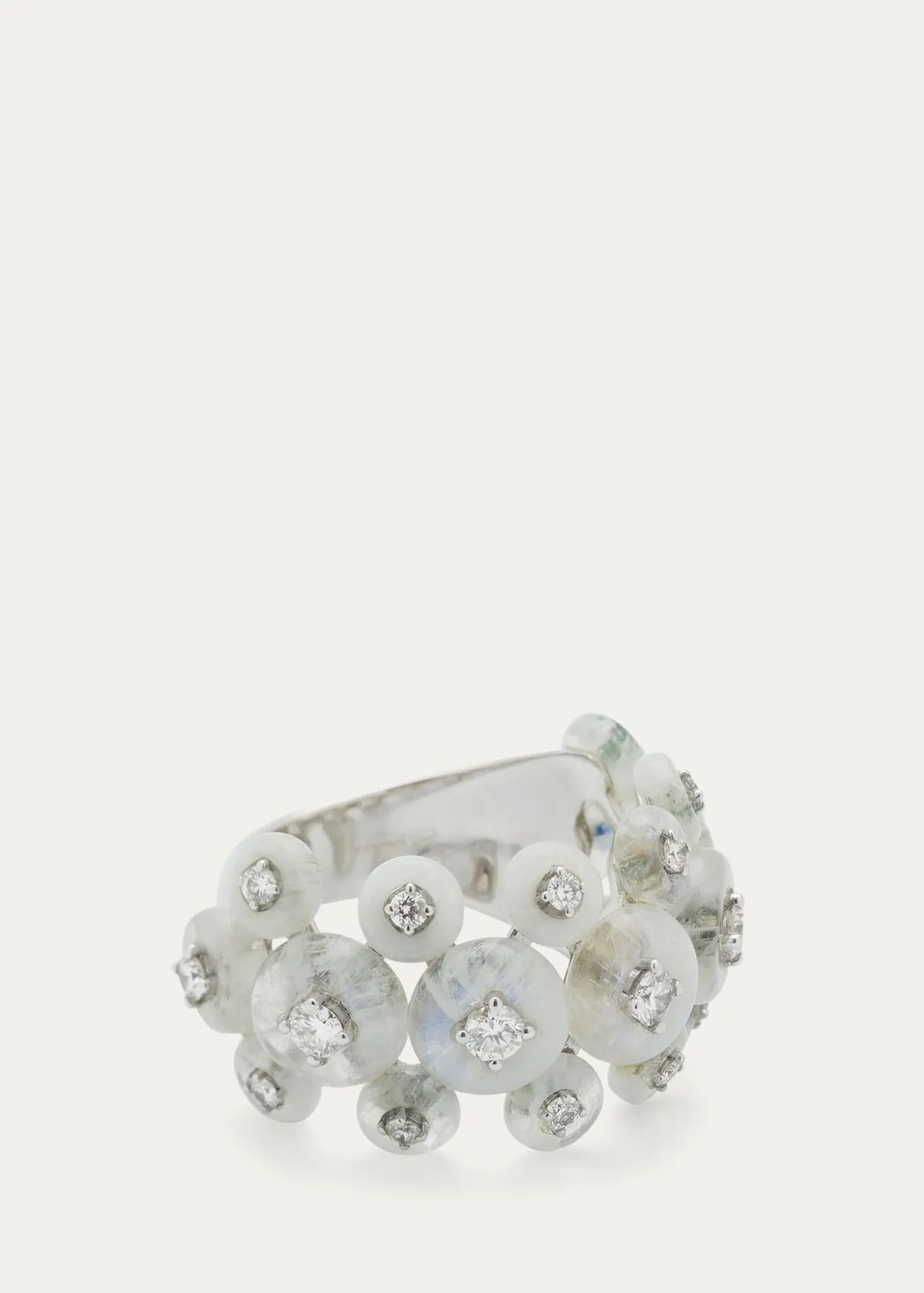 Fernando JorgeDiamond Surrounding Triple Ring in 18k White Gold
