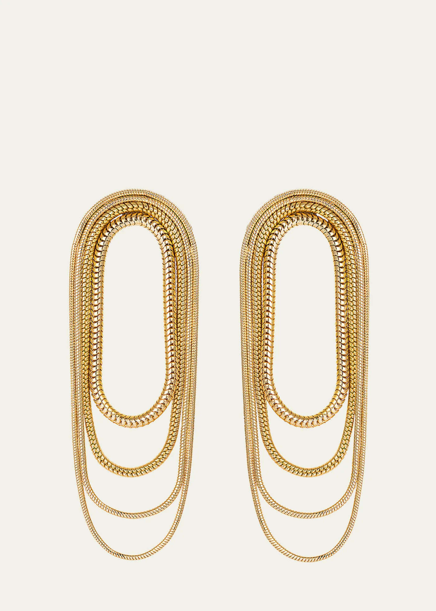 Fernando Jorge18k Yellow Gold Multi-Chain Earrings