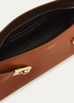 FerragamoHug East-West Leather Shoulder Bag