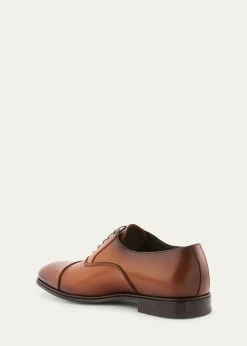 FerragamoMen's Boston Brogue Leather Cap-Toe Oxfords