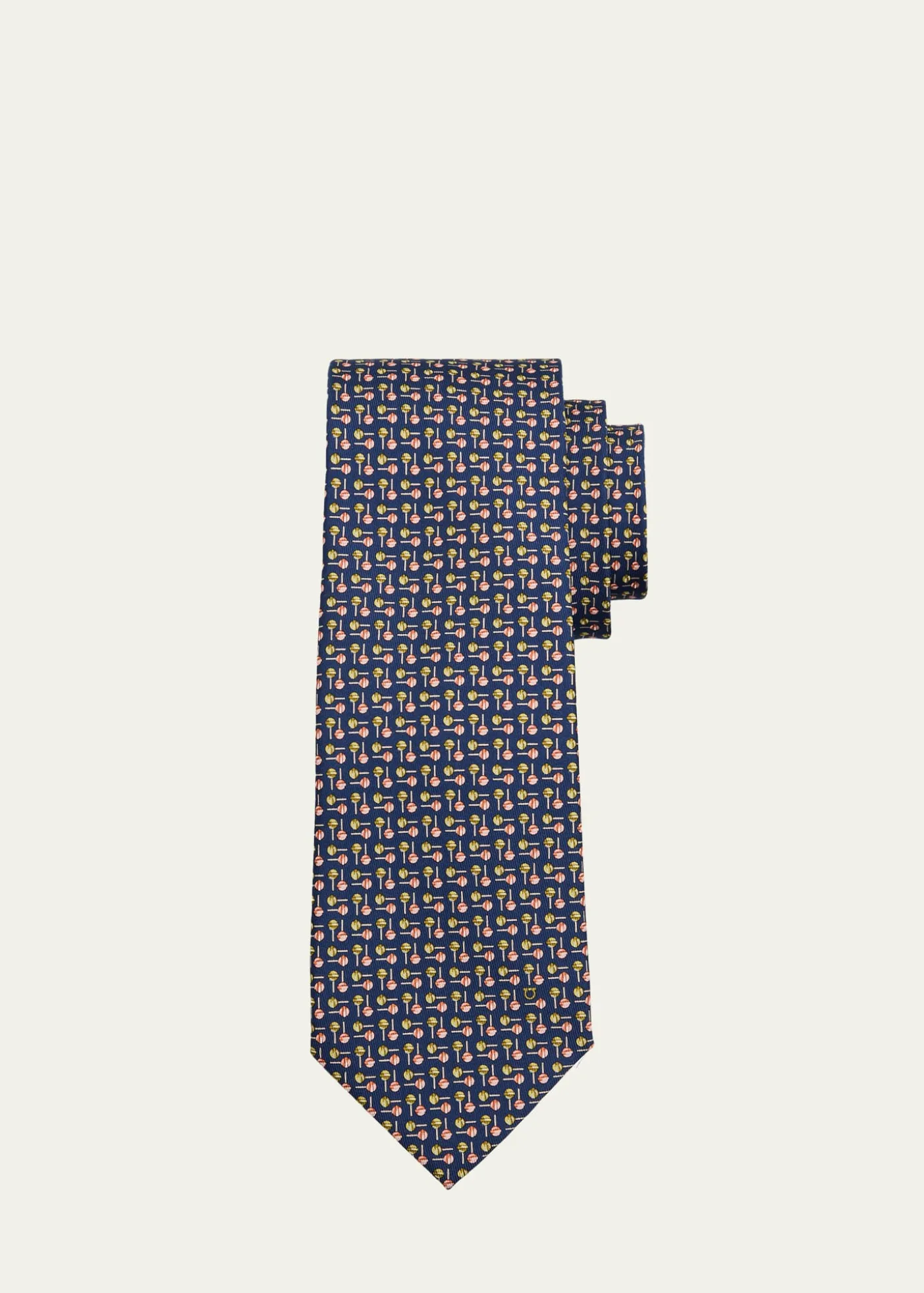 FerragamoMen's Micro-Lollipop Print Tie