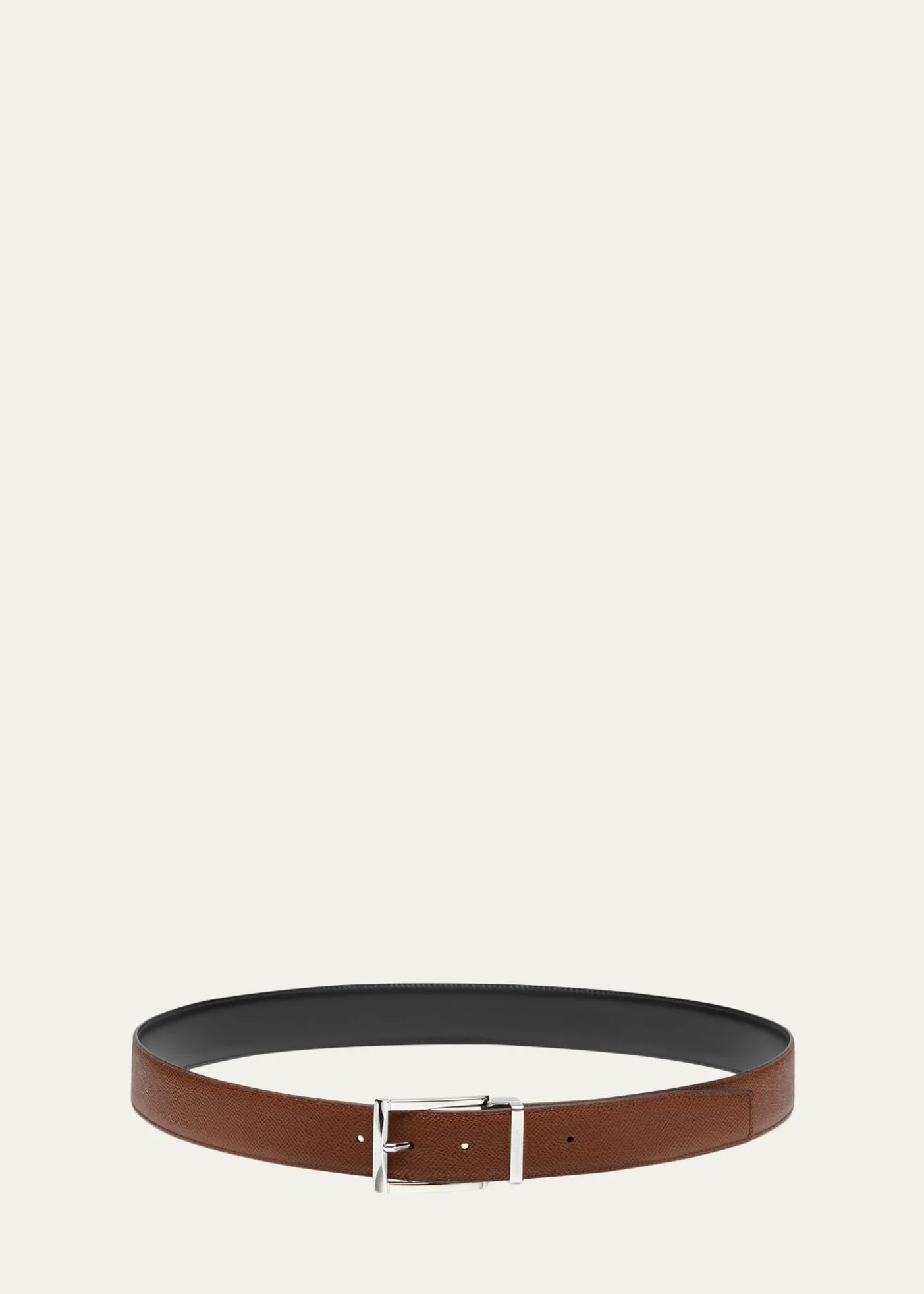 FerragamoMen's Reversible Hammered Leather Belt