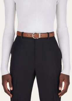 FerragamoMen's Reversible Leather Gancio-Buckle Belt