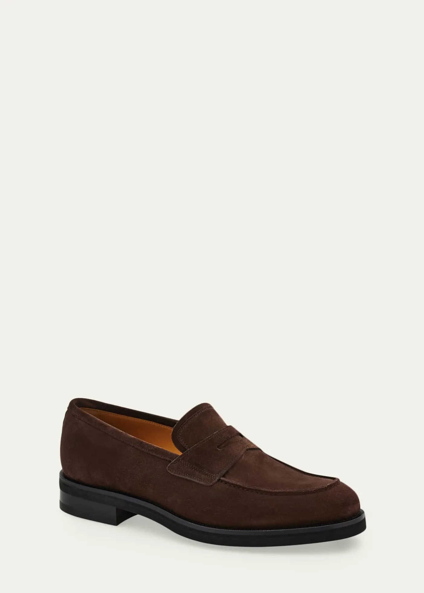 FerragamoMen's Stefano Scratch-Resistant Suede Penny Loafers