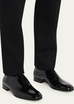FerragamoMen's Astro Francesina Patent Leather Oxfords