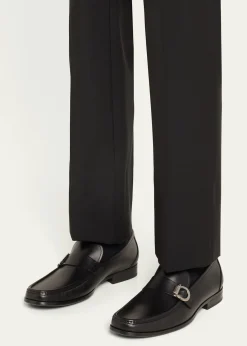FerragamoMen's Caspian Gancio Leather Loafers