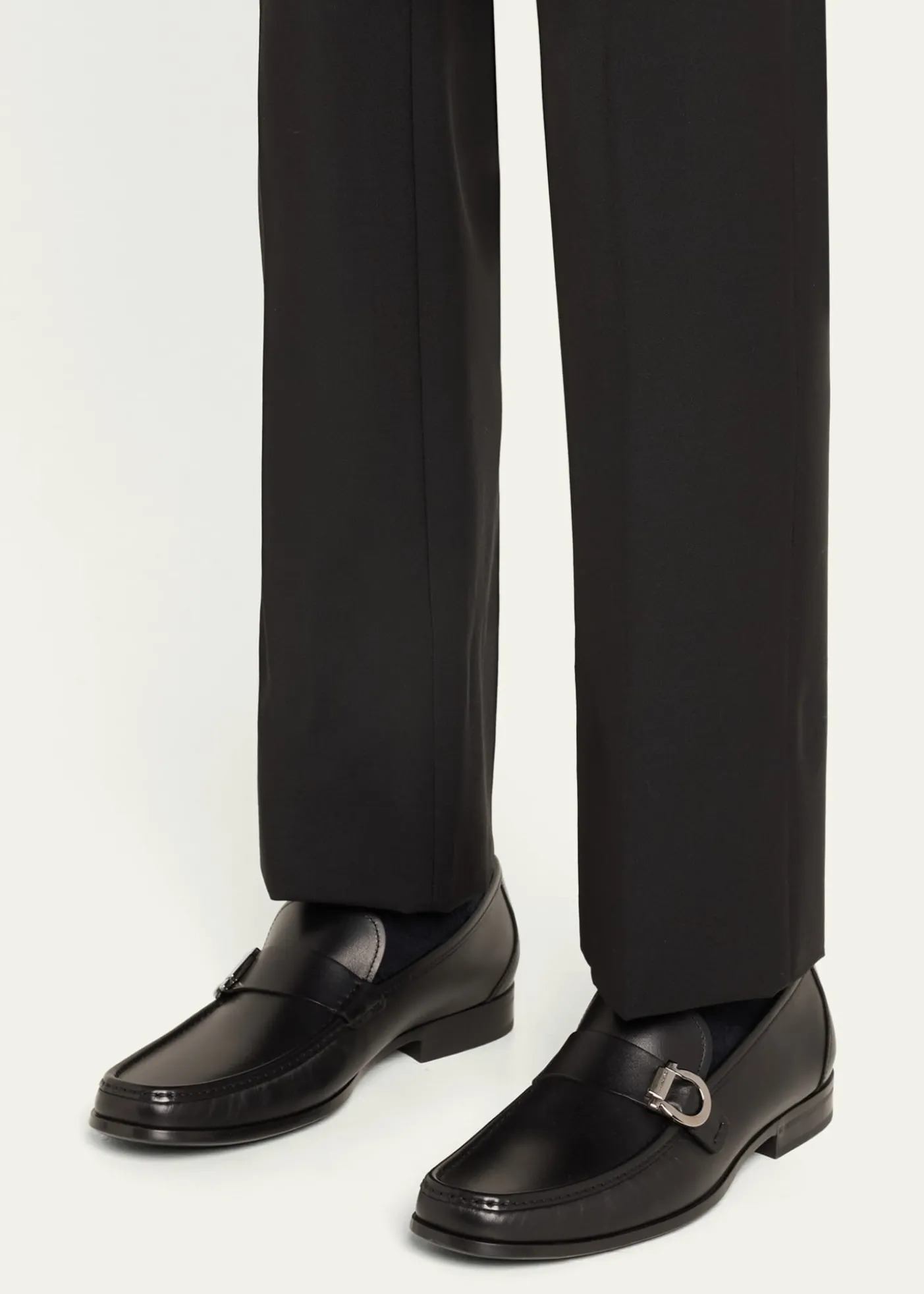 FerragamoMen's Caspian Gancio Leather Loafers
