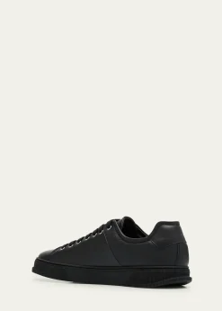 FerragamoMen's Clayton Mixed Leather Low-Top Sneakers
