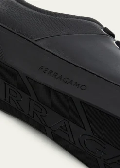 FerragamoMen's Clayton Mixed Leather Low-Top Sneakers
