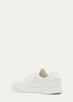FerragamoMen's Clayton Mixed Leather Low-Top Sneakers
