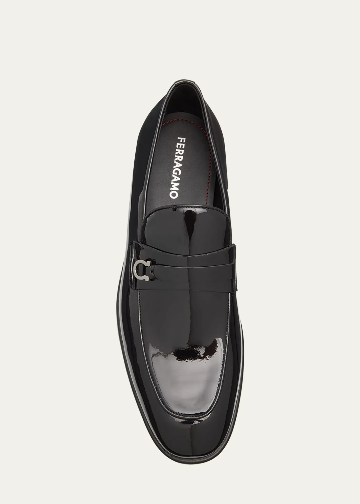 FerragamoMen's Desio Patent Leather Penny Loafers