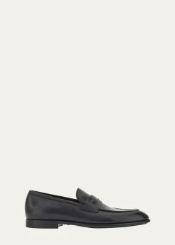 FerragamoMen's Funes Leather Penny Loafers