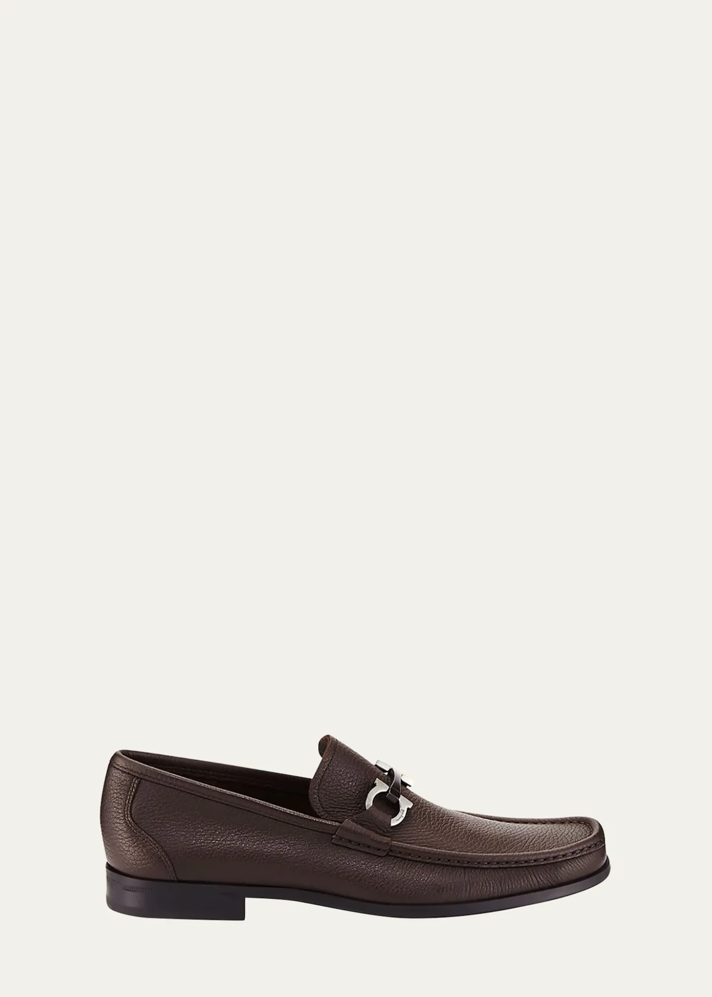 FerragamoMen's Grandioso Grained Calfskin Gancini Loafer