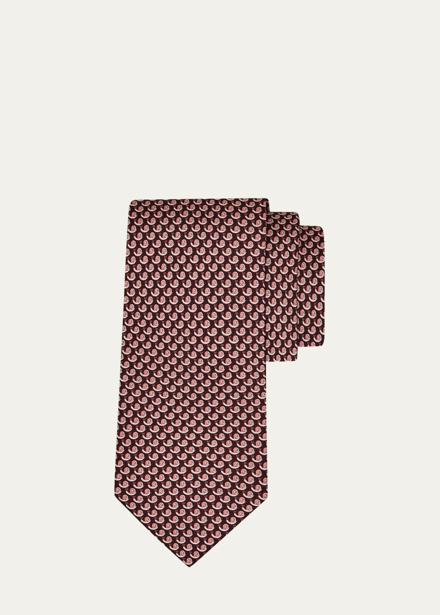 FerragamoMen's Mini-Snail Silk Tie