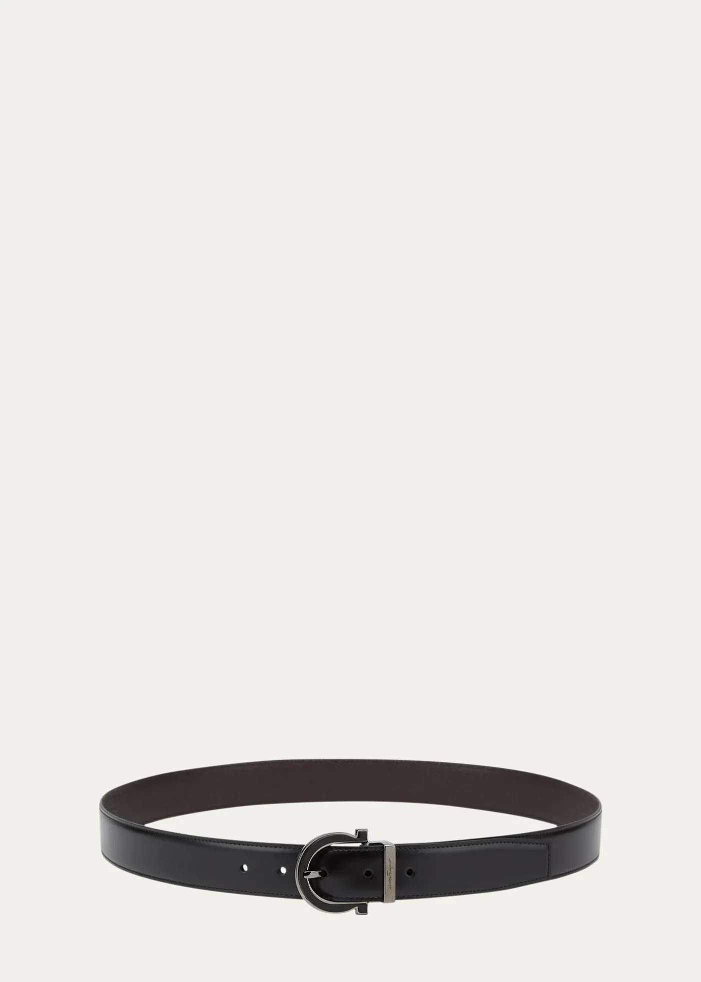 FerragamoMen's Reversible Gancio-Buckle Leather Belt