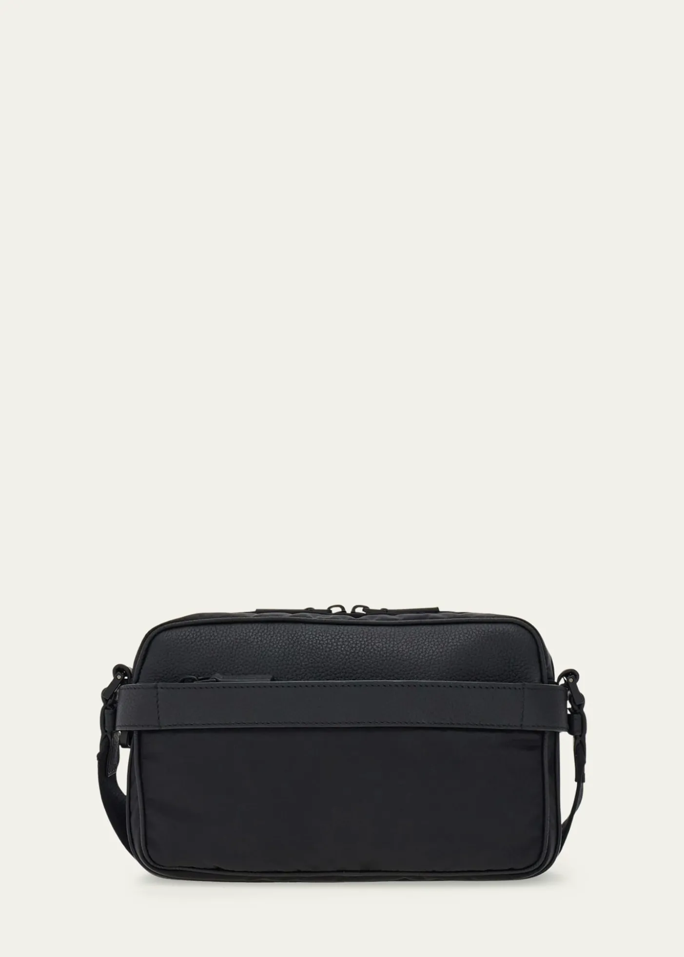 FerragamoMen's Twins Nylon and Leather Shoulder Bag
