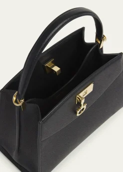 FerragamoThe New Studio Small Box Leather Top-Handle Bag